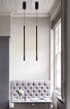 Inlight Kremasto Fotistiko LED 7W 3000K apo Lefko Metallo kai Akruliko 60cm (6023-White)