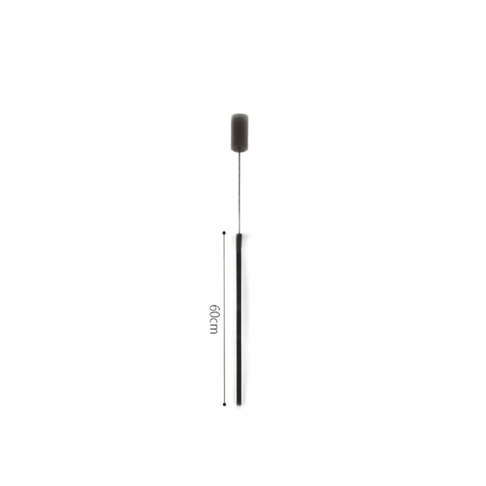 Inlight Kremasto Fotistiko LED 7W 3000K apo Lefko Metallo kai Akruliko 60cm (6023-White)