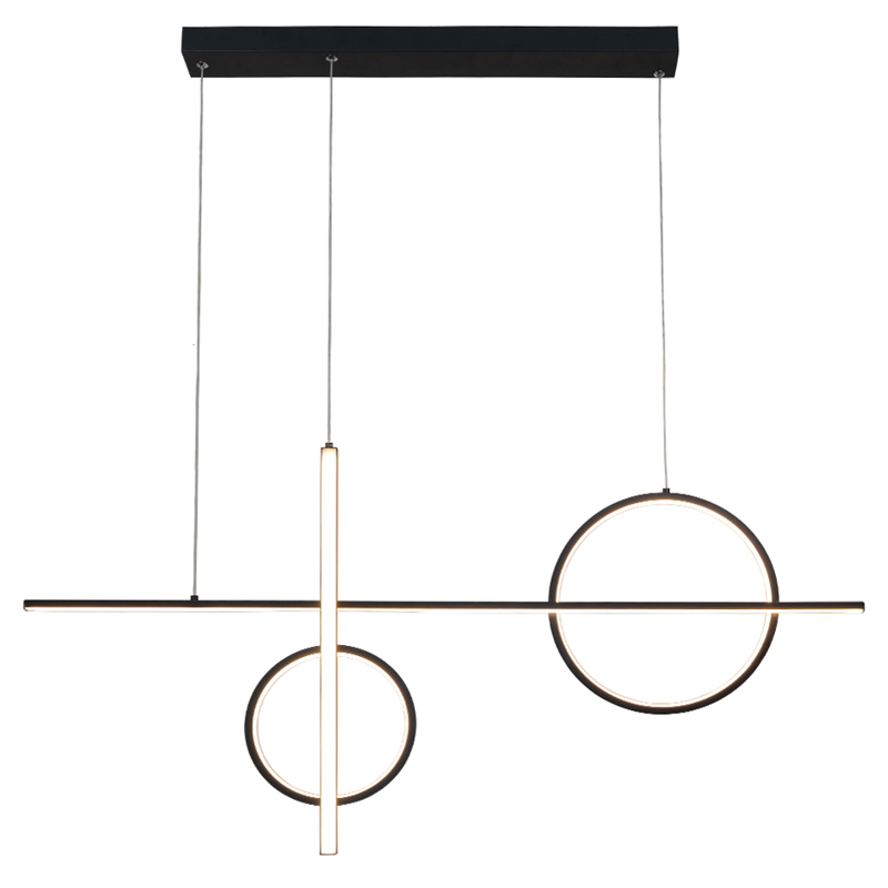 InLight Κρεμαστό φωτιστικό LED 55W 3000K σε μαύρη απόχρ