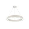 InLight Kremasto fotistiko LED 88W 3CCT (by switch on base) se lefki apoxrosi D:80cm (6073-80-WH)