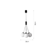 InLight Kremasto exafoto fotistiko 6XG9 se mavro xroma D:38cm (6087-6-BL)