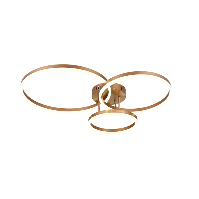 InLight Fotistiko Orofis LED 75W 3CCT Xruso 6094-A-Golden