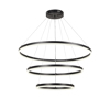 InLight Kremasto Fotistiko Orofis LED 100W 3CCT Mavro 6095-A-Black