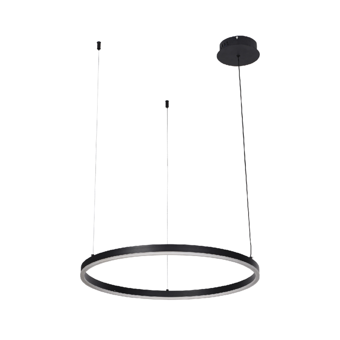 Inlight Κρεμαστό Φωτιστικό LED 45W 3CCT (by switch on base) Φ100cm (6095-AA-Black) Inlight Kremasto Fotistiko LED 45W 3CCT (by switch on base) F100cm (6095-AA-Black)
