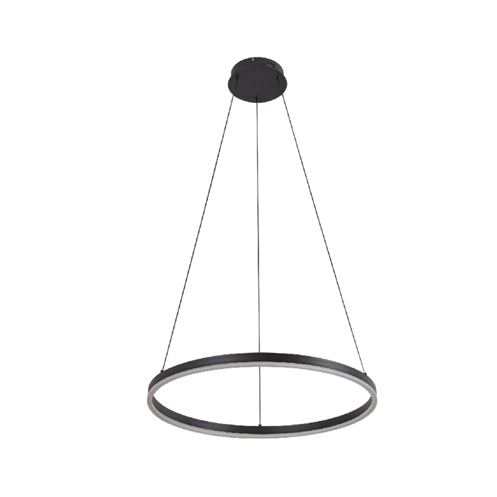 Inlight Κρεμαστό Φωτιστικό LED 45W 3CCT (by switch on base) Φ100cm (6095-AA-Black) Inlight Kremasto Fotistiko LED 45W 3CCT (by switch on base) F100cm (6095-AA-Black)