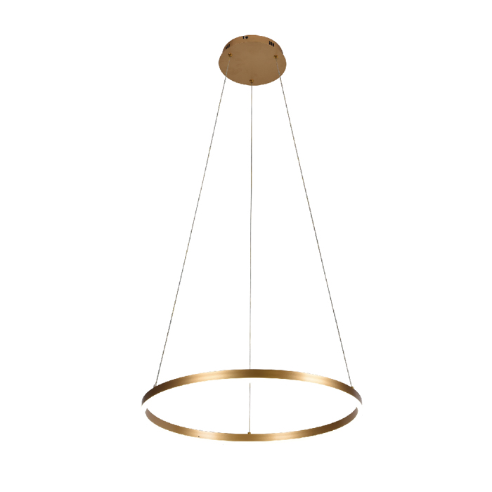 Inlight Κρεμαστό Φωτιστικό LED 45W 3CCT (by switch on base) Φ100cm (6095-AA-Golden) Inlight Kremasto Fotistiko LED 45W 3CCT (by switch on base) F100cm (6095-AA-Golden)