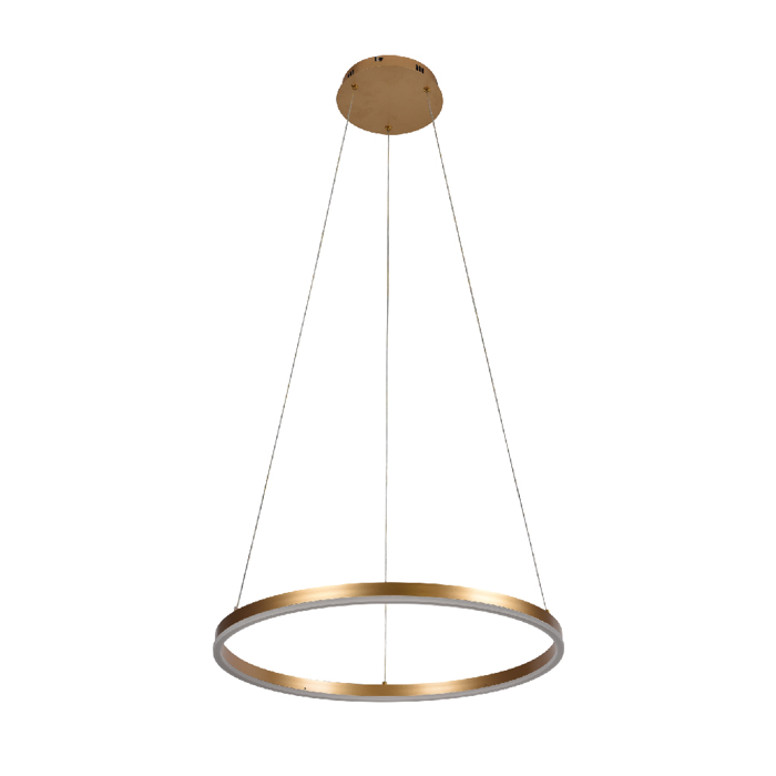 Inlight Κρεμαστό Φωτιστικό LED 45W 3CCT (by switch on base) Φ100cm (6095-AA-Golden) Inlight Kremasto Fotistiko LED 45W 3CCT (by switch on base) F100cm (6095-AA-Golden)