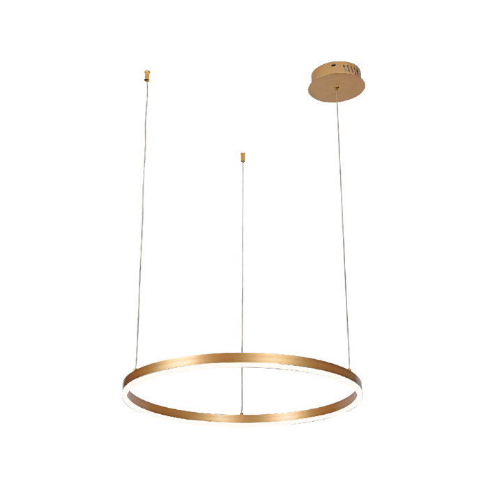 Inlight Κρεμαστό Φωτιστικό LED 45W 3CCT (by switch on base) Φ100cm (6095-AA-Golden) Inlight Kremasto Fotistiko LED 45W 3CCT (by switch on base) F100cm (6095-AA-Golden)