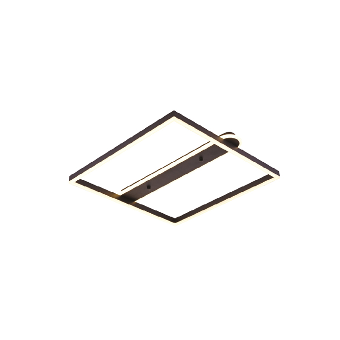 Inlight Plafoniera Orofis LED 35W 3CCT se Mavri Apoxrosi 50x50cm (6110)