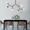 InLight Fotistiko Orofis Metalliko Mavro/Xruso me Lefki Opalina 6XG9 90cm (6167-6-GL)