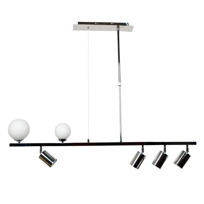 inLight - ΣΗΜΑΝΤΙΚΟ: Σε περίπτωση διαφοράς τιμής από το κατάστημα ισχύει παντα και μόνο η τιμή του καταστήματος InLight Κρεμαστό φωτιστικό από χρώμιο μέταλλο και λευκή