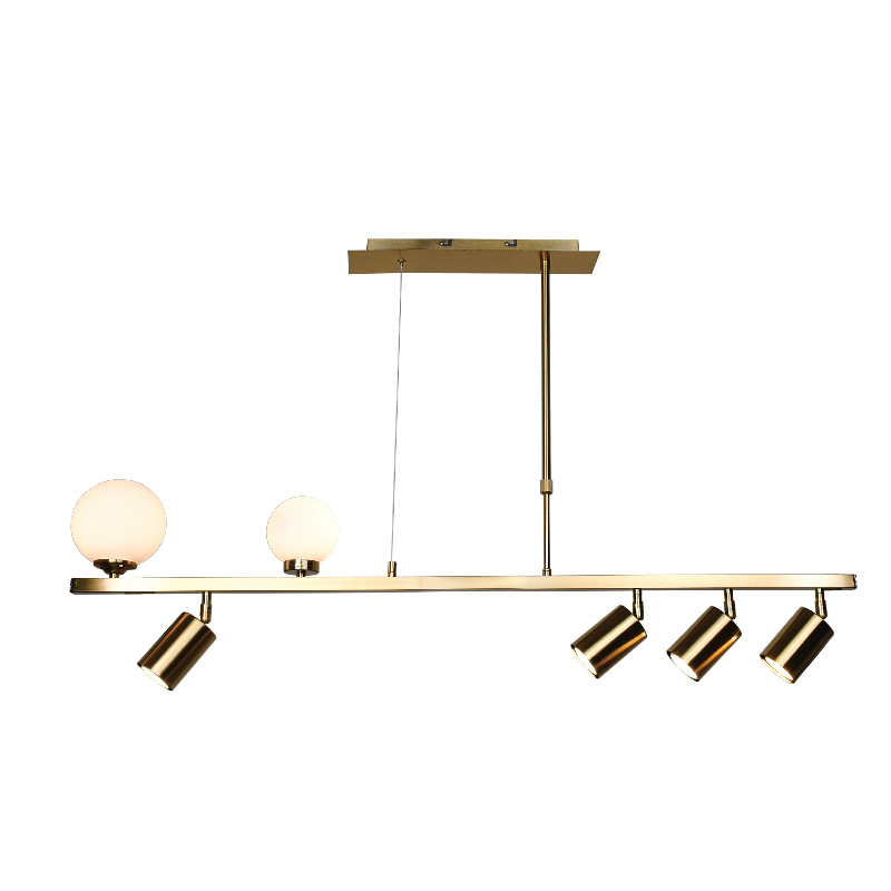 InLight Κρεμαστό φωτιστικό από χρυσαφί μέταλλο και λευκ