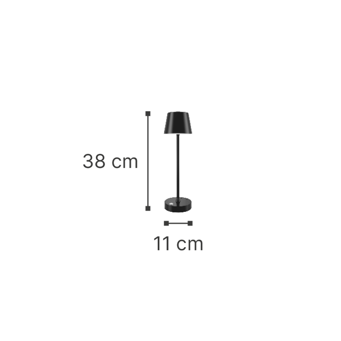 ItLighting Epitrapezio Fotistiko Ex. Xorou Lefko 'Tahoe ' Epanafortizomeno 3CCT LED 11X38cm 80100220