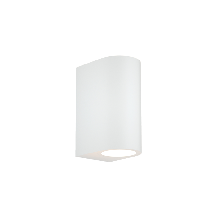 ItLighting Aplika Toixou Exoterikou Xorou Up-Down 'Michigan' ABS Lefki 2xGU10 9x14.7cm 80200124