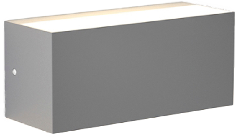 ItLighting Απλίκα Τοίχου Γκρι ‘Martin’ LED 12W 3CCT Up-Down 3000/4000/6000K 9Χ22cm 80200730