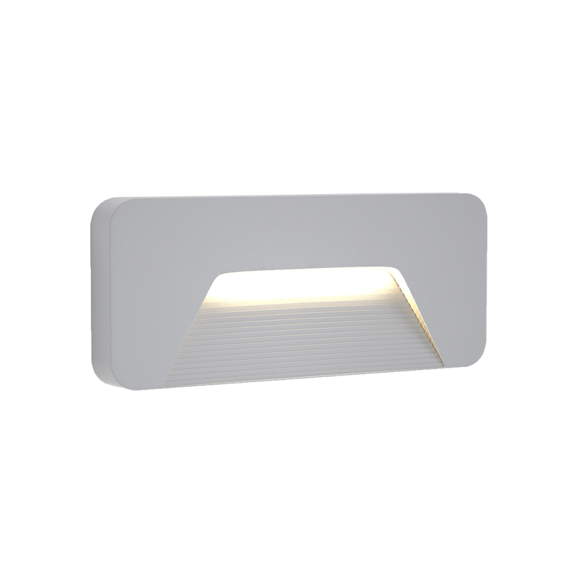 ItLighting Απλίκα Τοίχου Εξ. Χώρου ‘Kentucky’ Γκρι LED 3W 3CCT 3000/4000/6000K 22x8cm 80202030