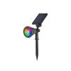 it-Lighting Fotistiko Edafous Amistad LED 2W RGB Exoterikou Xorou Solar Mavro (80204910S)