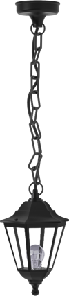ItLighting Fotistiko Orofis Exoterikou Xorou 'Redfish' E27 ABS Mavro E27 137x21.5 80300114