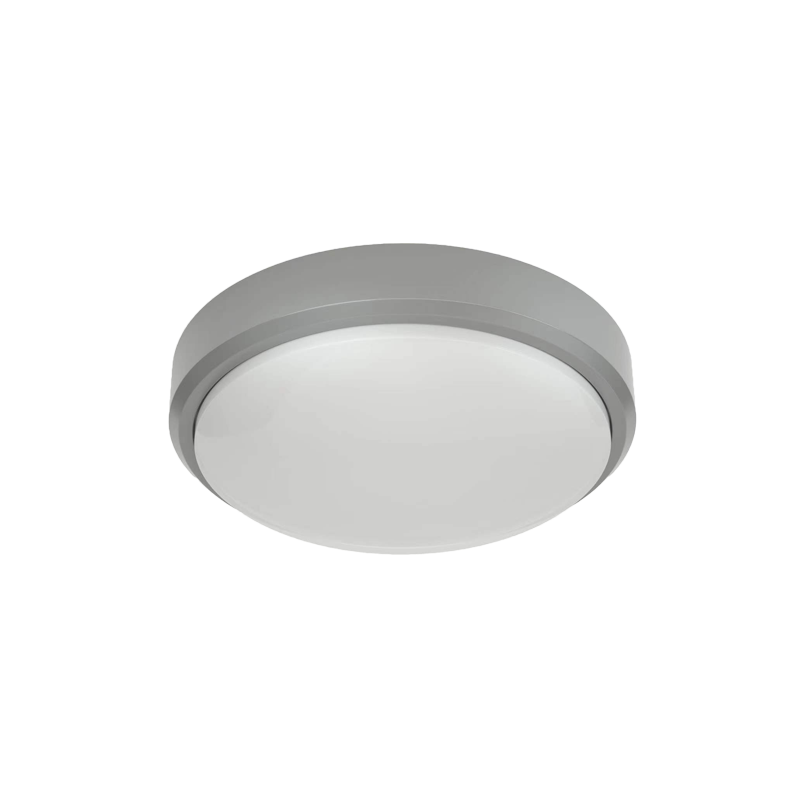 ItLighting Πλαφονιέρα Οροφής Εξ. Χώρου ‘Echo’ Γκρι LED 15W 3CCT 3000/4000/6000K Φ21x6cm 80300230