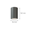 InLight Spot Exoterikou Xorou Reindeer 1xGU10 Lefko 9.4x14.1cm (80300524)