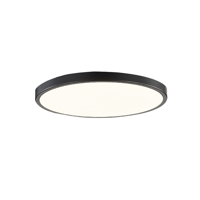 it-Lighting Πλαφονιέρα Οροφής Hemlock LED 28W 3CCT από ABS Μαύρη (80300710)