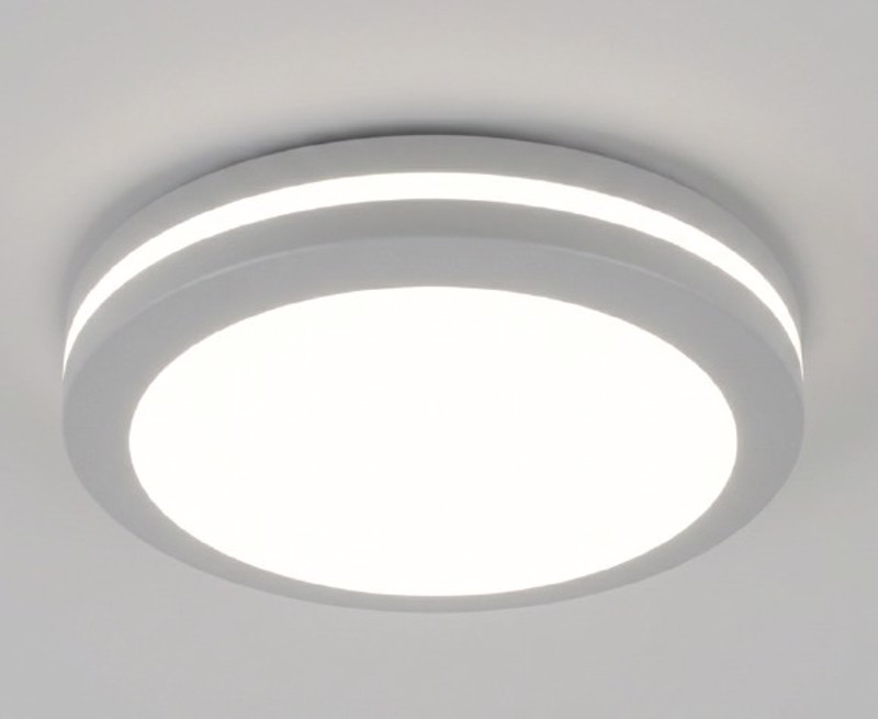 it-Lighting Klamath Mega LED 48W 3CCT Πλαφονιέρα Εξωτερικού Χώρου Γκρι Φ40x5.2cm (80301230)