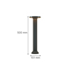 it-Lighting Fotistiko Dapedou Geneva LED 8W 3CCT Exoterikou Xorou Mavro (80400140)