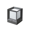 it-Lighting Fotistiko Exoterikou Xorou Caddo 1xE27 apo ABS Anthraki 20x20x25.5cm (80400414)
