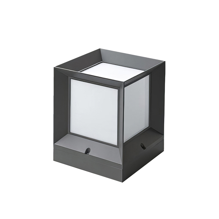 it-Lighting Fotistiko Exoterikou Xorou Caddo 1xE27 apo ABS Anthraki 20x20x25.5cm (80400414)