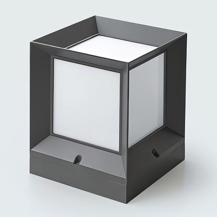 it-Lighting Fotistiko Exoterikou Xorou Caddo 1xE27 apo ABS Anthraki 20x20x25.5cm (80400414)