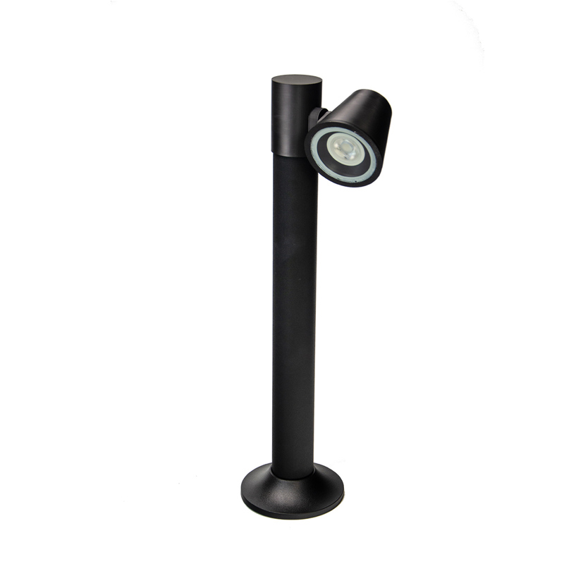 it-Lighting Shasta 1xGU10 Φωτιστικό Εδάφους Εξωτερικού Χώρου Μαύρο 15x23x60cm (80400714)