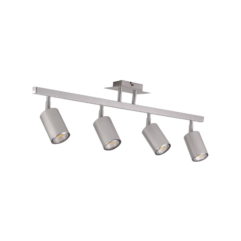 inLight - ΣΗΜΑΝΤΙΚΟ: Σε περίπτωση διαφοράς τιμής από το κατάστημα ισχύει παντα και μόνο η τιμή του καταστήματος Inlight Επιτοίχιο Σποτ από Μέταλλο σε Ασημί Απόχρωση 4x