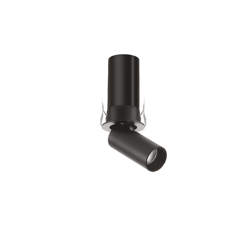 Inlight Downlight Σποτ 5W 3CCT σε Μαύρη Απόχρωση 4.3x8.