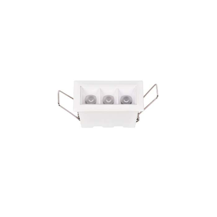 Inlight Downlight Spot 3x3W 3CCT se Lefki Apoxrosi 6.2x3.2x3.9cm (X00190W)