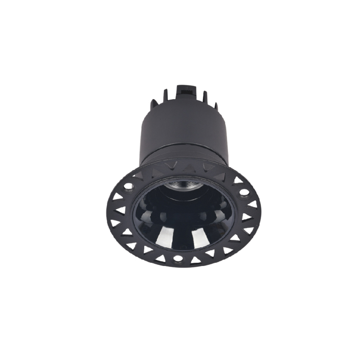 Inlight Downlight Spot 5W 3CCT se Mavri Apoxrosi 6.5x7.5cm (X00220B)