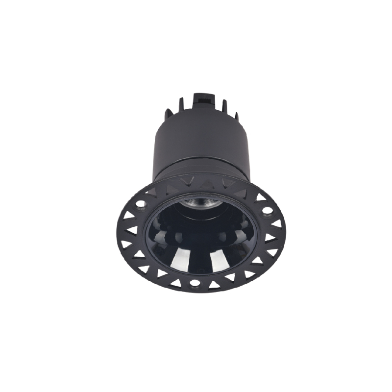 Inlight Downlight Σποτ 5W 3CCT σε Μαύρη Απόχρωση 6.5x7.