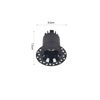 Inlight Downlight Spot 5W 3CCT se Mavri Apoxrosi 6.5x7.5cm (X00220B)
