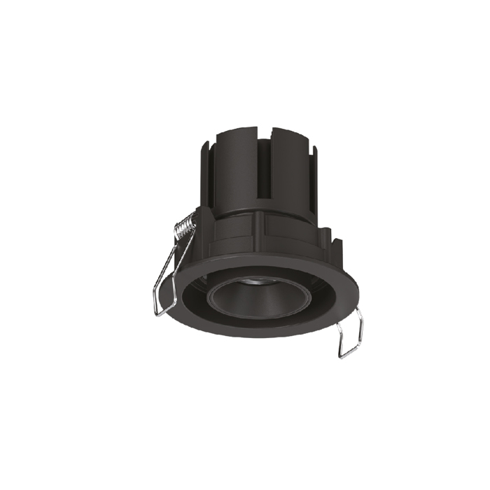 Inlight Downlight Spot 7W 3CCT se Mavri Apoxrosi 8.1x6.5cm (X00230B)