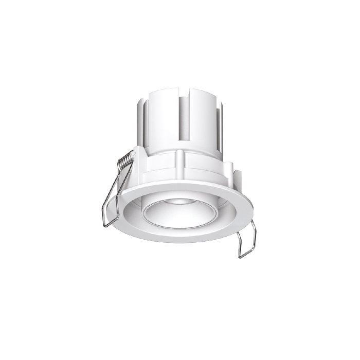 Inlight Downlight Spot 7W 3CCT se Lefki Apoxrosi 8.1x6.5cm (X00230W)