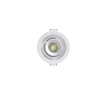 Inlight Downlight Spot 7W 3CCT se Lefki Apoxrosi 8.1x6.5cm (X00230W)