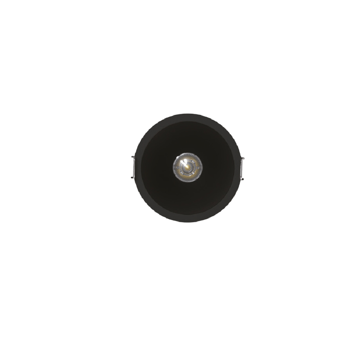 Inlight Downlight Spot 7W 3CCT se Mavri Apoxrosi 7x7.7cm (X00240B)