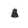 Inlight Downlight Spot 7W 3CCT se Mavri Apoxrosi 7x7.7cm (X00240B)