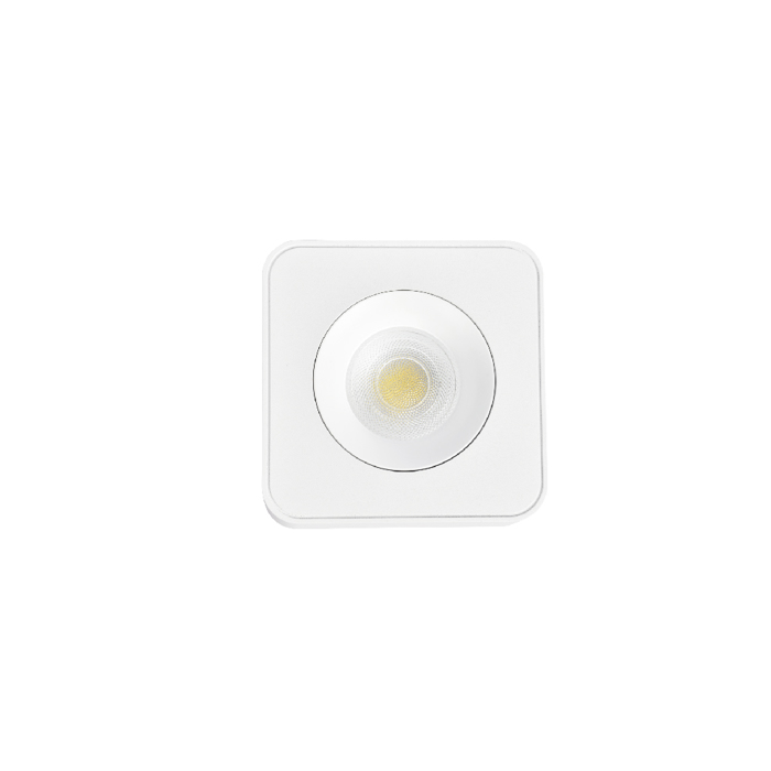 Inlight Downlight Mounted Spot 8W 3CCT se Lefki Apoxrosi 11.7x11.7x5.5cm (X00260W)