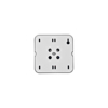 Inlight Downlight Mounted Spot 8W 3CCT se Lefki Apoxrosi 11.7x11.7x5.5cm (X00260W)