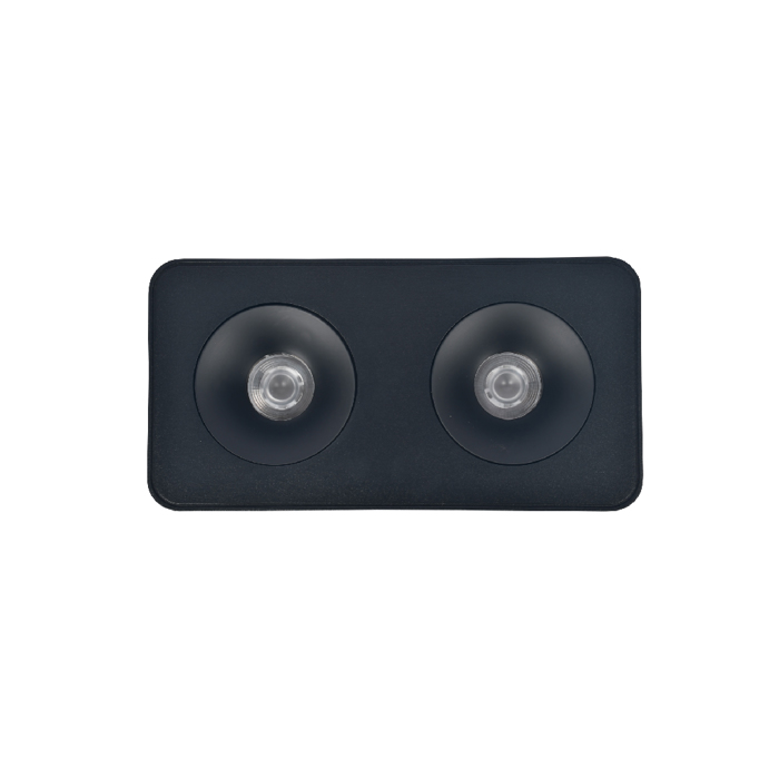 InLight Downlight Mounted Spot 2x8W 3CCT se Mavri Apoxrosi 22.6x5.5x11.7cm (X00270B)