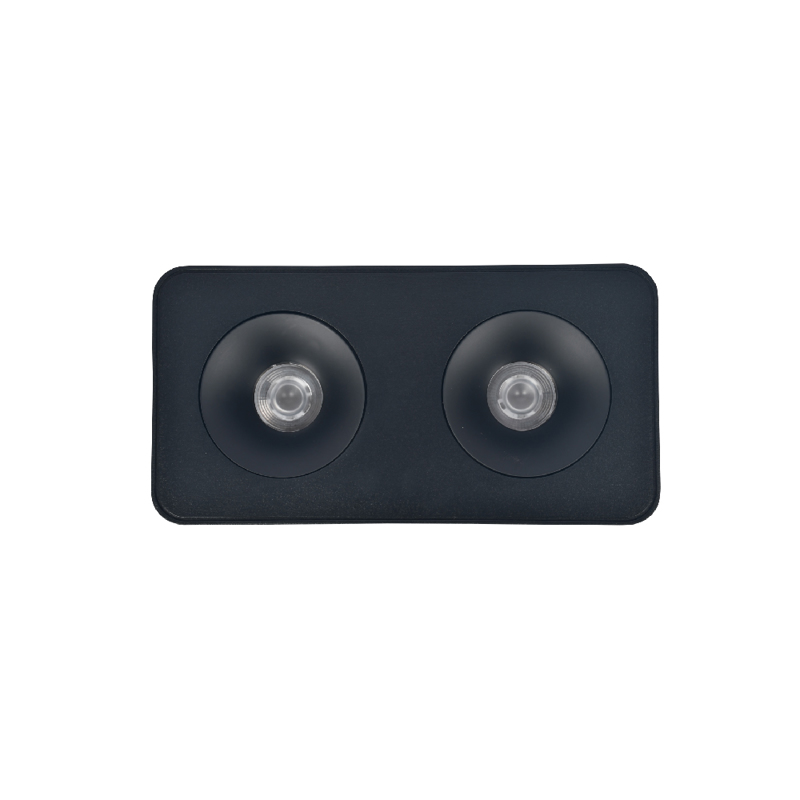 InLight Downlight Mounted Σποτ 2x8W 3CCT σε Μαύρη Απόχρ