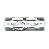Inlight Downlight Mounted Spot 3x8W 3CCT se Lefki Apoxrosi 32.8x5.5x11.7cm (X00280W)