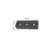 Inlight Downlight Mounted Spot 3x8W 3CCT se Lefki Apoxrosi 32.8x5.5x11.7cm (X00280W)
