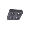 Inlight Downlight Mounted Spot 4x8W 3CCT se Mavri Apoxrosi 22.6x5.5x22.6cm (X00290B)