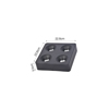 Inlight Downlight Mounted Spot 4x8W 3CCT se Mavri Apoxrosi 22.6x5.5x22.6cm (X00290B)